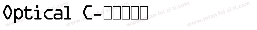 Optical C字体转换